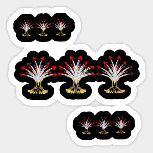 nice flowers art designs. Sticker